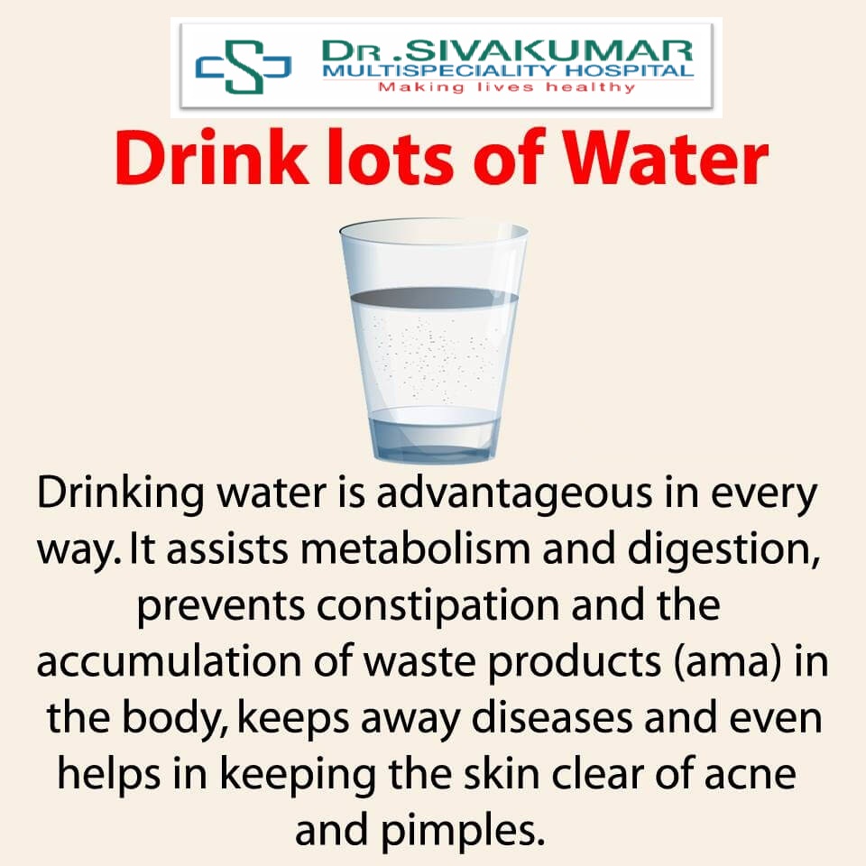 Health Tips - Drink Lots of Water